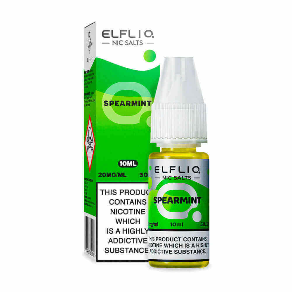 ELFBAR Elfliq Spearmint - Sel de nicotine 10ml-10 mg-VAPEVO