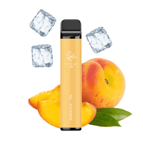 ELFBAR - Pod Jetable 1500 Puffs-0 mg-Peach Ice-VAPEVO