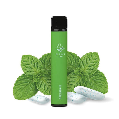 ELFBAR - Pod Jetable 1500 Puffs-0 mg-Spearmint-VAPEVO