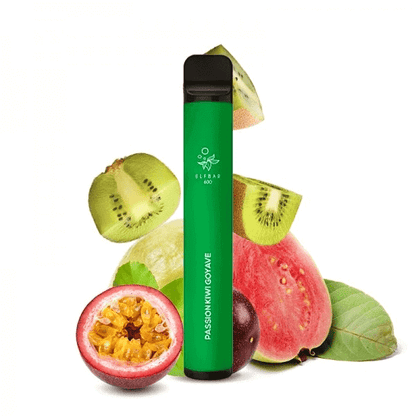 ELFBAR - Pod Jetable 600 Puffs-20 mg-Passion Kiwi Guava-VAPEVO