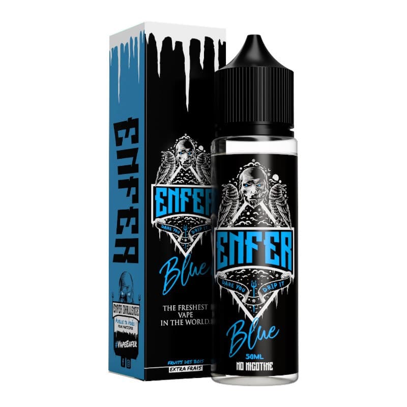 ENFER Blue - E-liquide 50ml-0 mg-VAPEVO