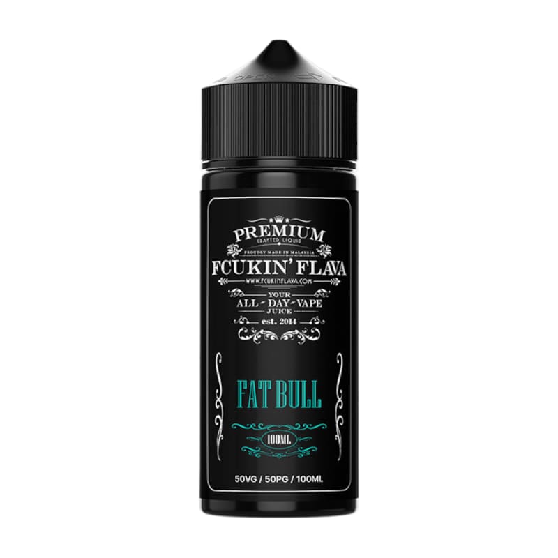 FCUKIN FLAVA - Fat Bull - E-liquide 100ml-0 mg-VAPEVO