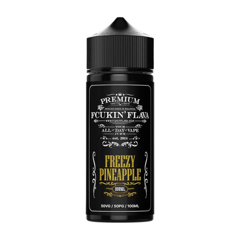 FCUKIN FLAVA - Freezy Pineapple - E-liquide 100ml-0 mg-VAPEVO