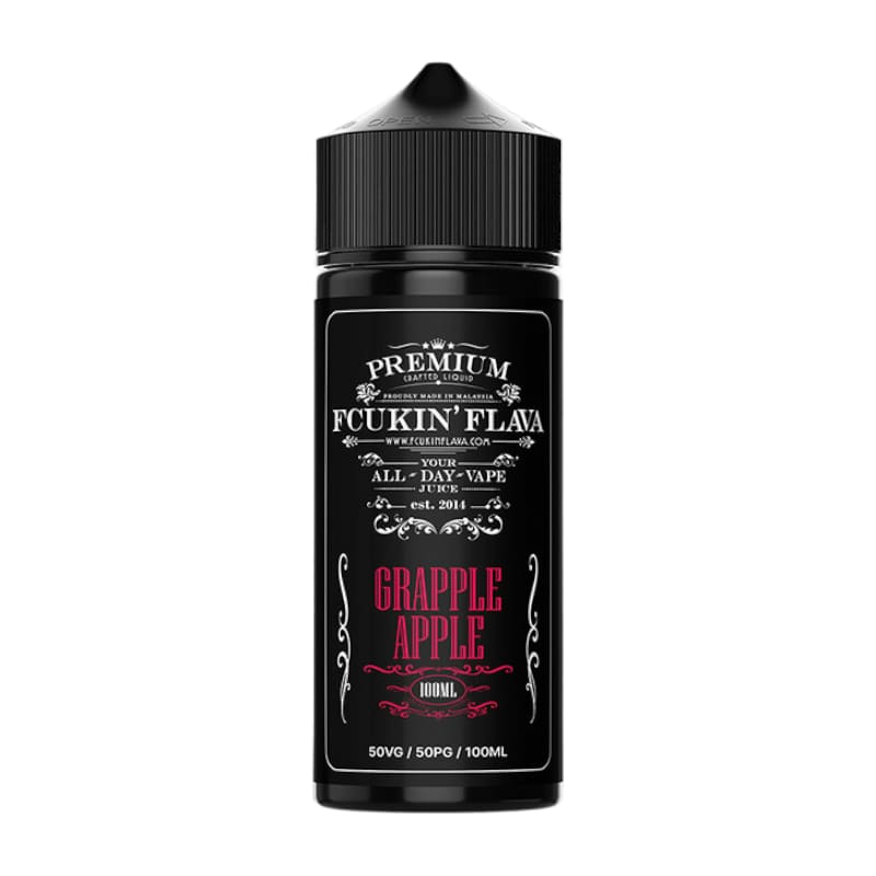 FCUKIN FLAVA - Grapple Apple - E-liquide 100ml-0 mg-VAPEVO