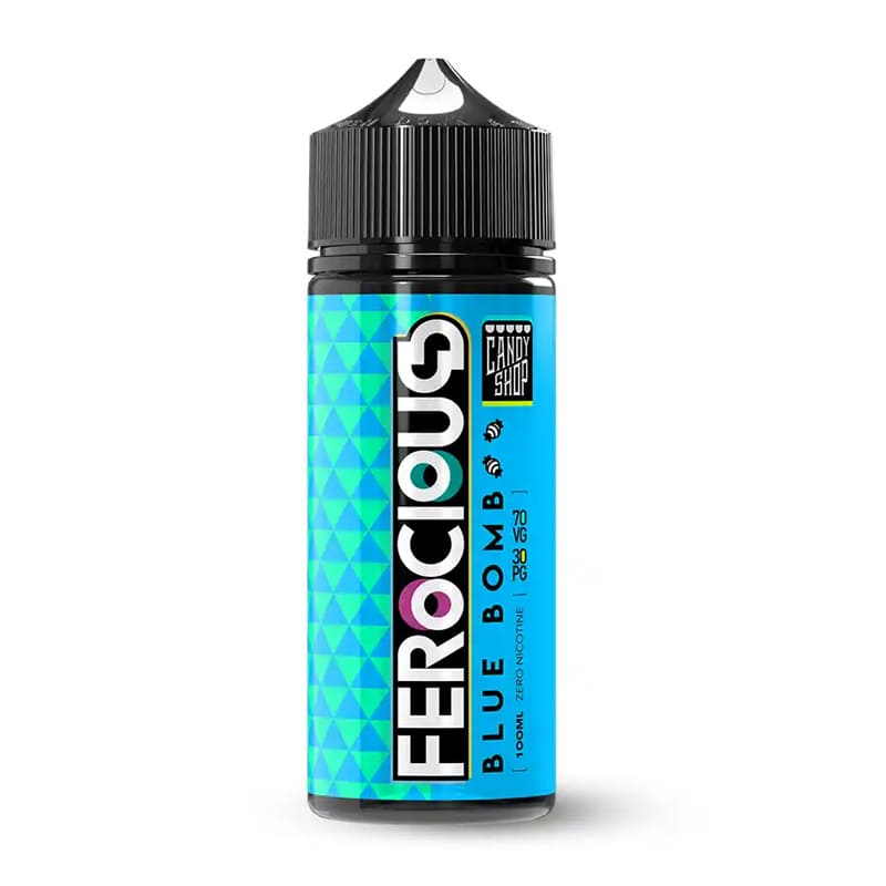 FEROCIOUS Candy Shop Blue Bomb - E-liquide 100ml-0 mg-VAPEVO