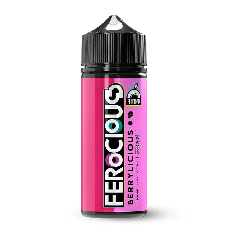 FEROCIOUS Fruitopia Berrylicious - E-liquide 100ml-0 mg-VAPEVO