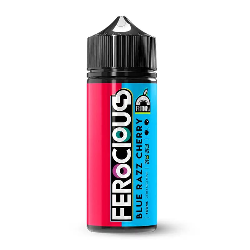 FEROCIOUS Fruitopia Blue Razz Cherry - E-liquide 100ml-0 mg-VAPEVO