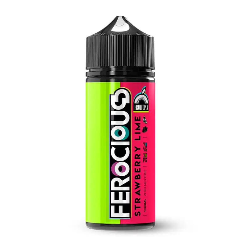 FEROCIOUS Fruitopia Strawberry Lime - E-liquide 100ml-0 mg-VAPEVO