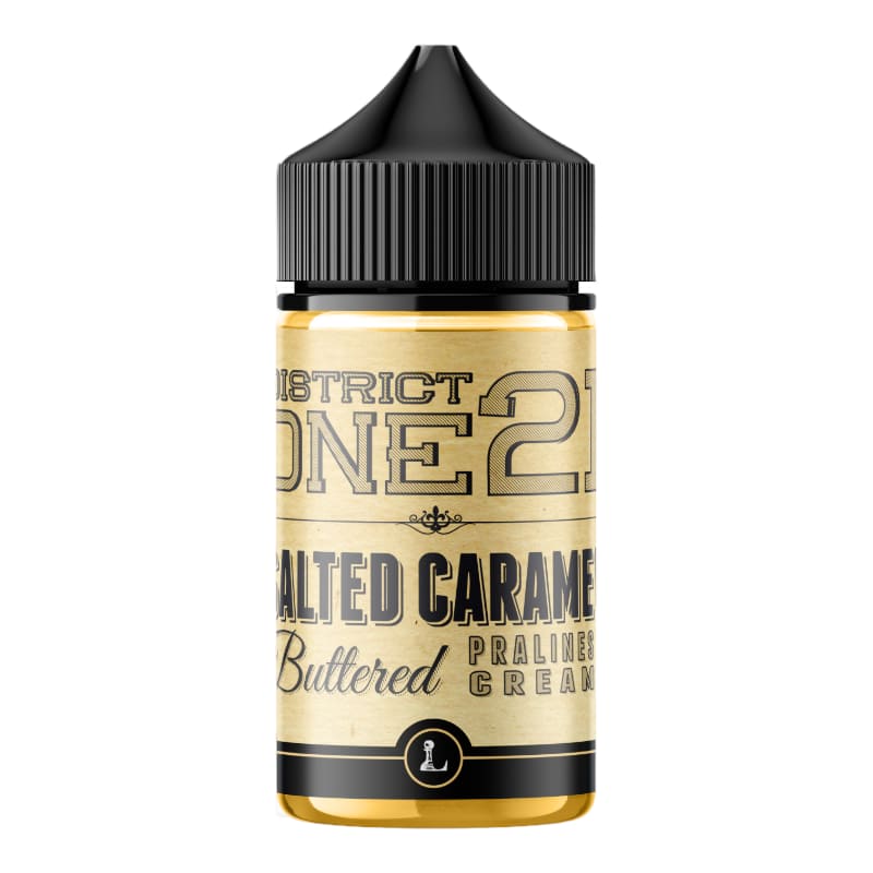 FIVE PAWNS District One21 Salted Caramel - E-liquide 50ml-0 mg-VAPEVO