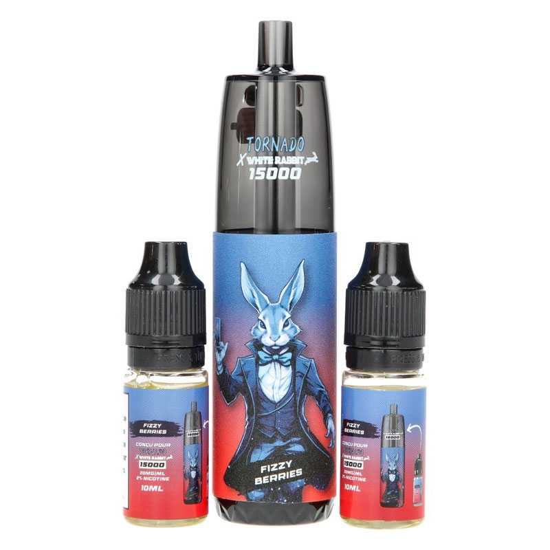 RANDM X WHITE RABBIT Tornado 15000 - Pack Pod Jetable 15000 Puffs 14ml