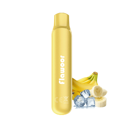 FLAWOOR MATE - Pod Jetable 600 Puffs-0 mg-Banane Glacée-VAPEVO