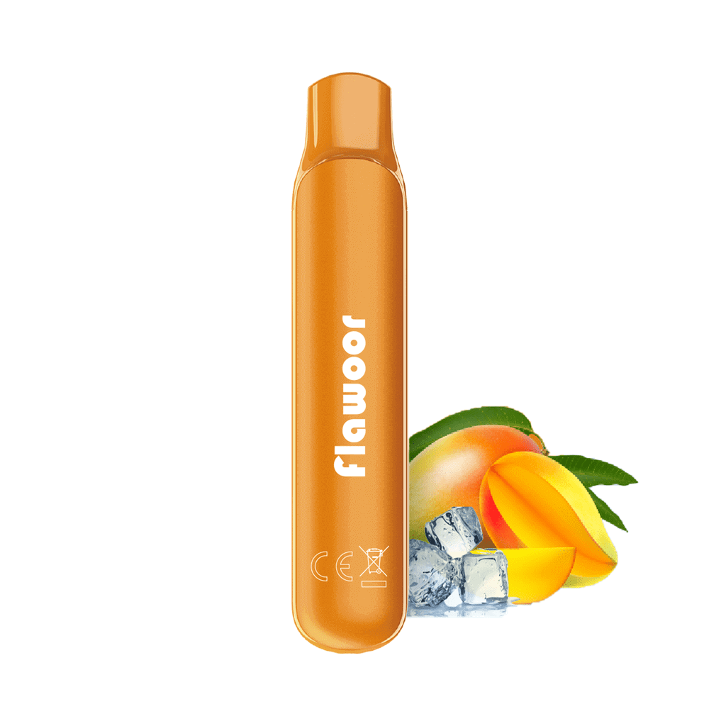 FLAWOOR MATE - Pod Jetable 600 Puffs-0 mg-Mangue Glacée-VAPEVO