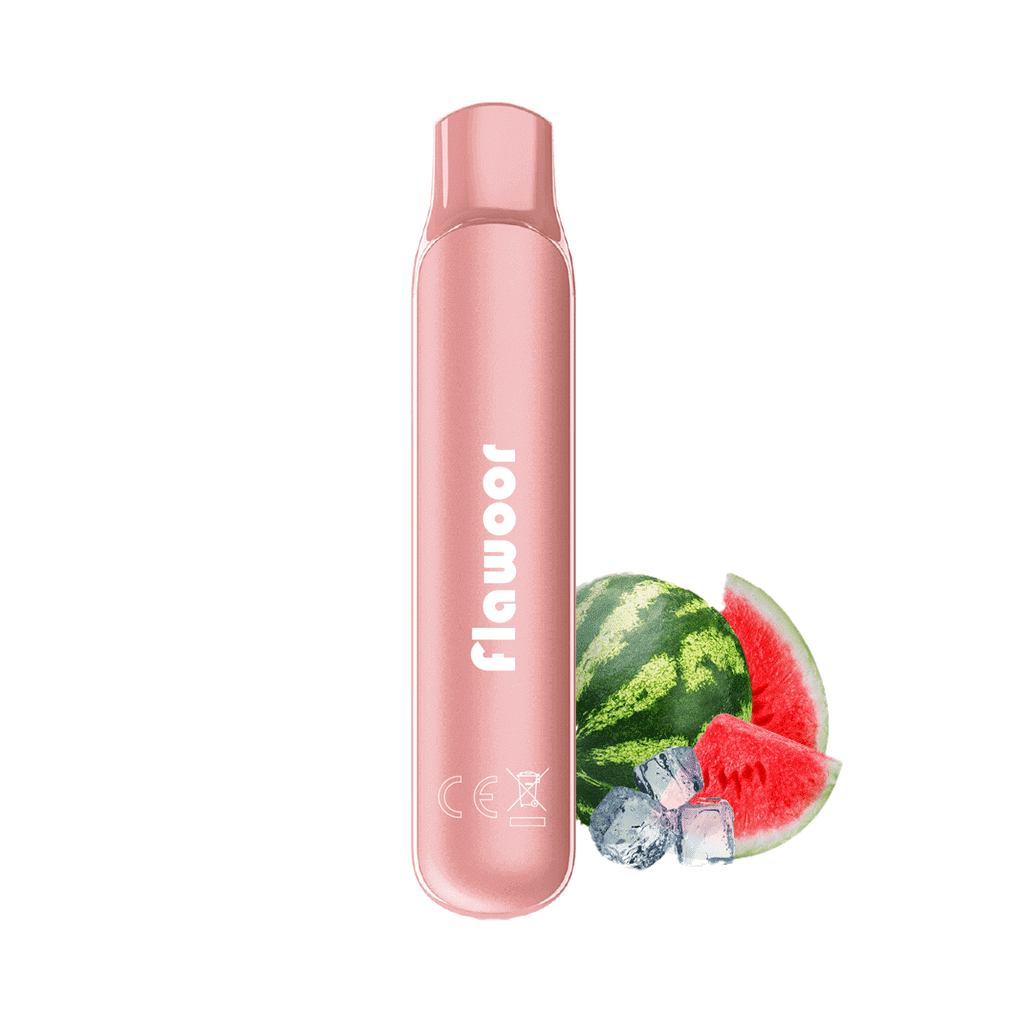 FLAWOOR MATE - Pod Jetable 600 Puffs-0 mg-Pastèque Glacée-VAPEVO