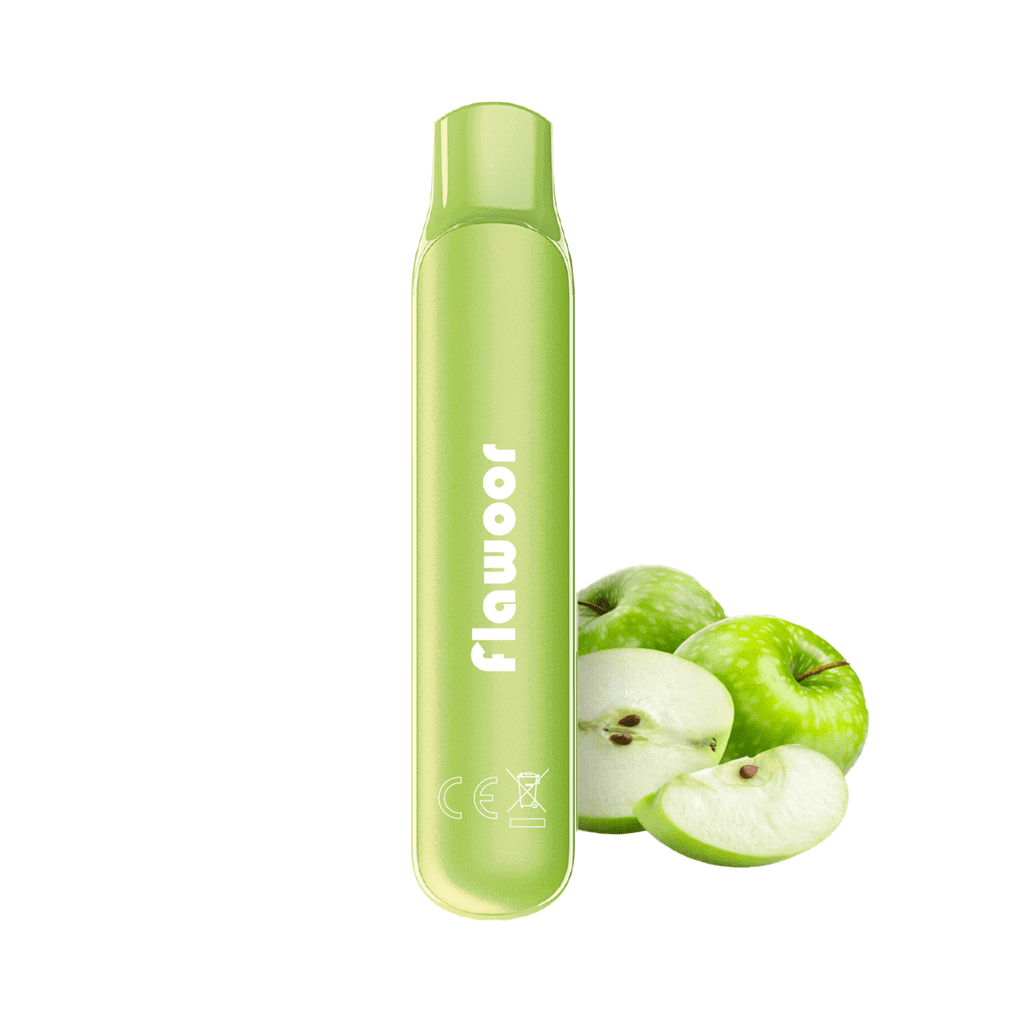 FLAWOOR MATE - Pod Jetable 600 Puffs-0 mg-Pomme Croustillante-VAPEVO