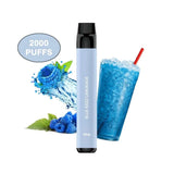 FLAWOOR MAX - Pod Jetable 2000 Puffs-0 mg-Blue Razz Limonade-VAPEVO