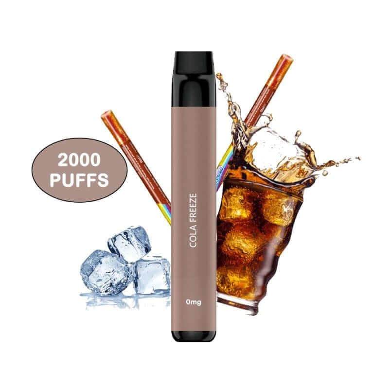 FLAWOOR MAX - Pod Jetable 2000 Puffs-0 mg-Cola Freeze-VAPEVO