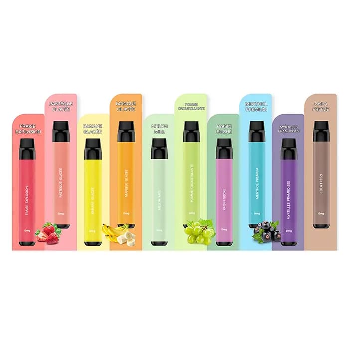 FLAWOOR MAX - Pod Jetable 2000 Puffs-0 mg-Fruits Rouges-VAPEVO