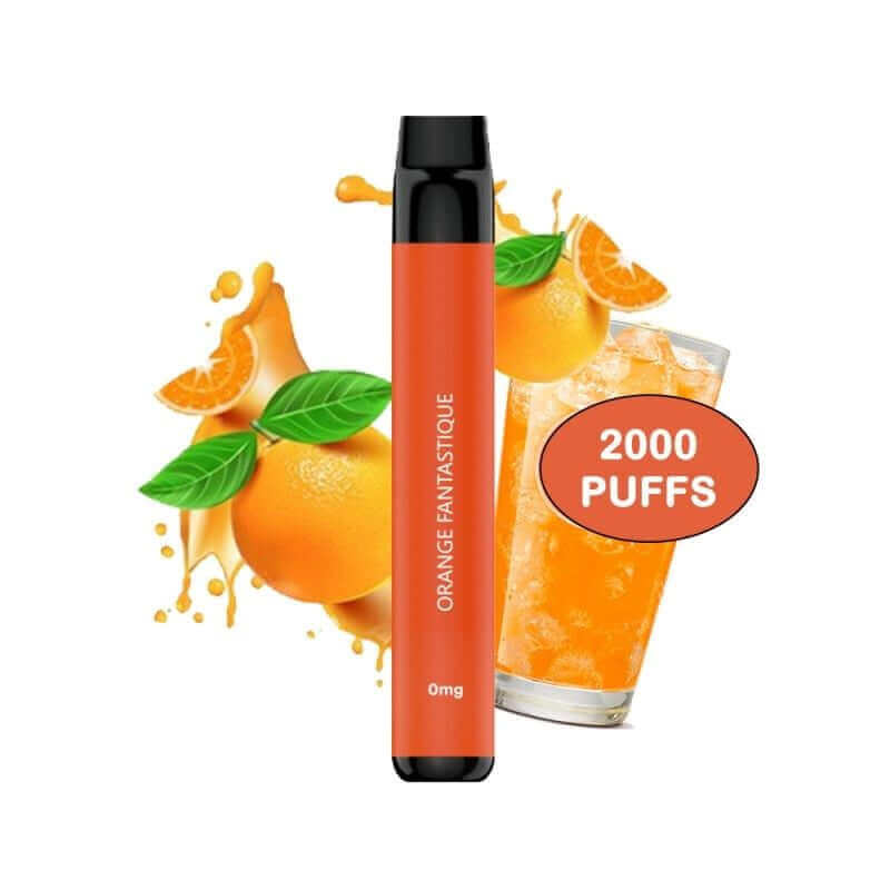 FLAWOOR MAX - Pod Jetable 2000 Puffs-0 mg-Orange Fantastique-VAPEVO