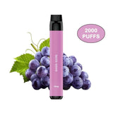 FLAWOOR MAX - Pod Jetable 2000 Puffs-0 mg-Raisin Sucré-VAPEVO