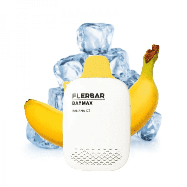 FLERBAR BAYMAX - Pod Jetable 3500 Puffs 12ml-0 mg-Banana Ice-VAPEVO