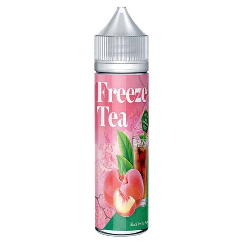 FREEZE TEA Black Ice Tea Peach - E-liquide 50ml-0 mg-VAPEVO