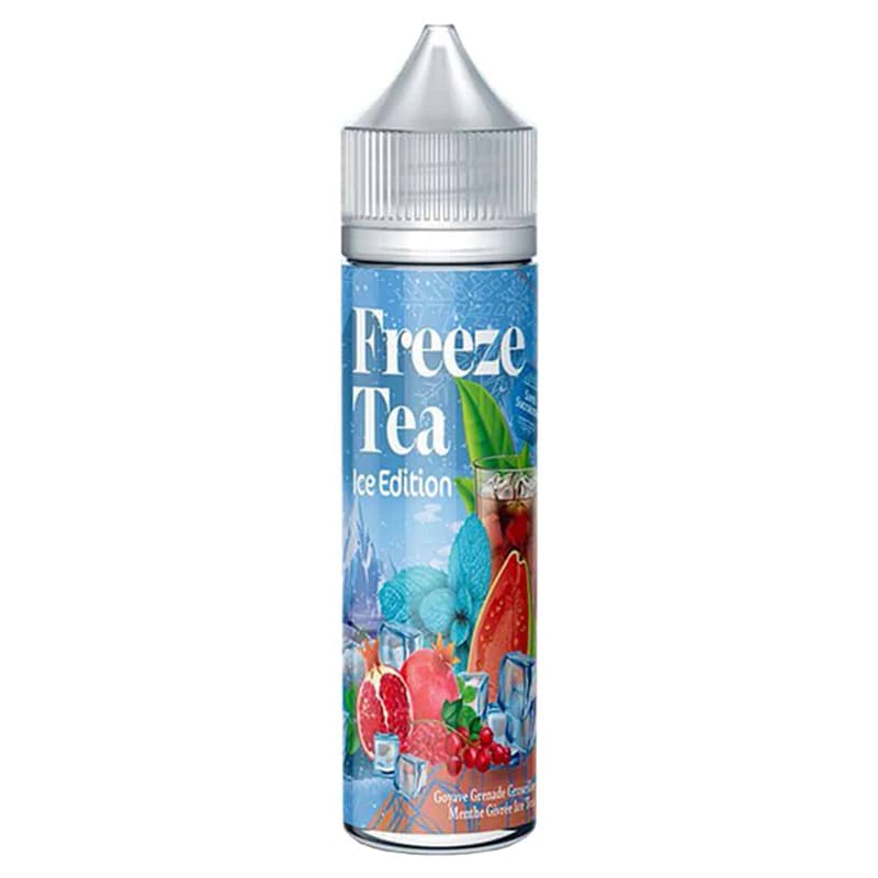 FREEZE TEA Goyave Grenade Groseille Menthe Givrée - E-liquide 50ml-0 mg-VAPEVO