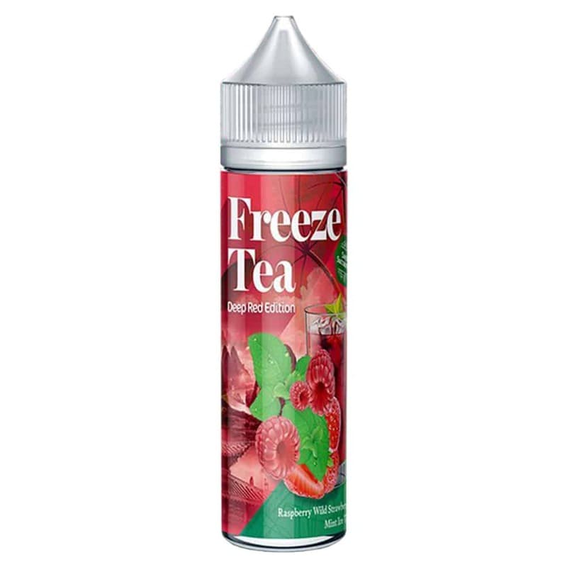 FREEZE TEA Raspberry Mint & Wild Strawberry - E-liquide 50ml-0 mg-VAPEVO