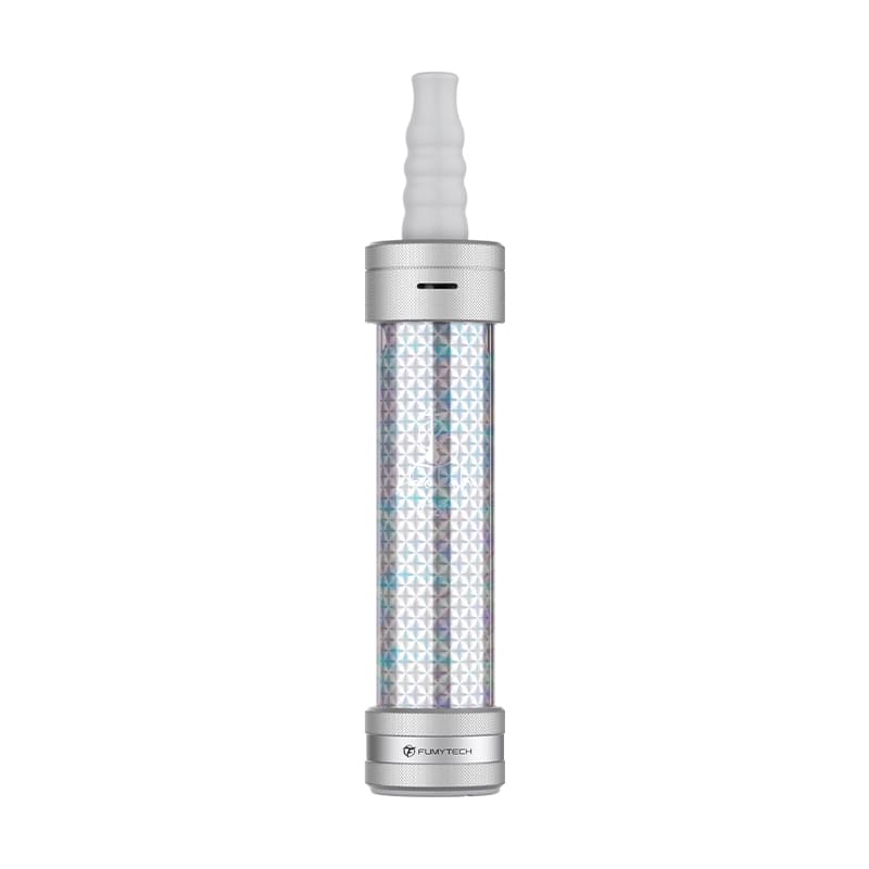 FUMYTECH Hookah Air - Kit E-Chicha Portable 3200mAh 80W 6ml-Sparkle Silver Limited Edition-VAPEVO