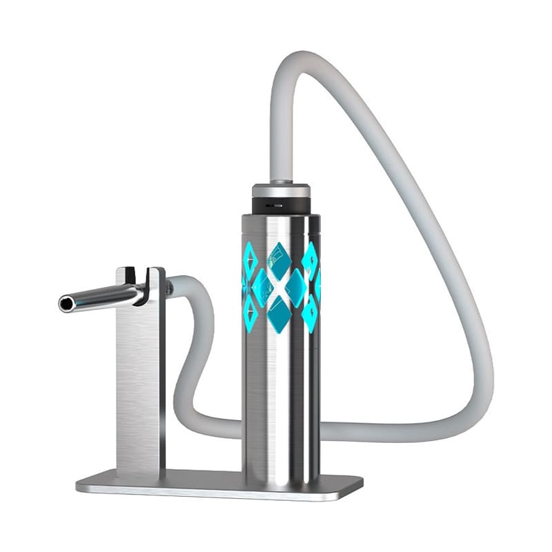 FUMYTECH Hookah Dock - Support E-Chicha Haut de Gamme-Argent-VAPEVO