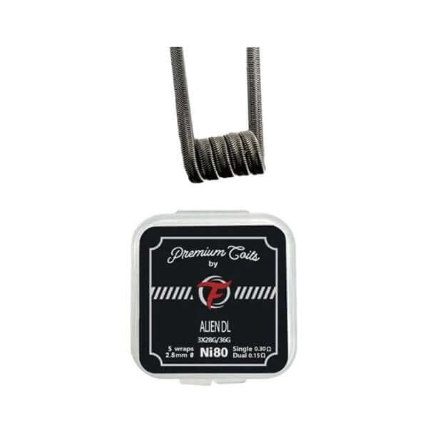 FUMYTECH - Pack de 10 Coils Prémontés-Alien DL Ni80 28Gx3+36G 0.3Ω (10pcs)-VAPEVO