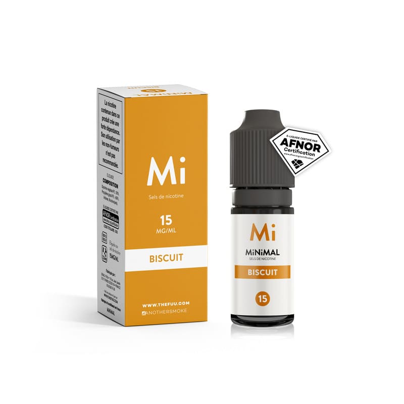 FUU Minimal Biscuit - Sels de nicotine 10ml-15 mg-VAPEVO