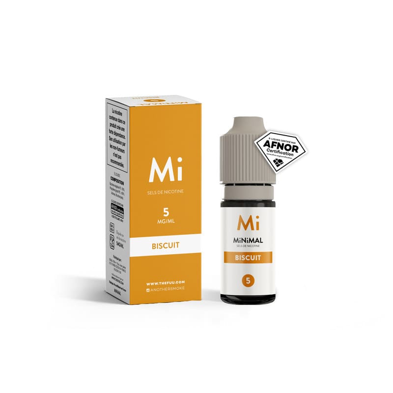 FUU Minimal Biscuit - Sels de nicotine 10ml-5 mg-VAPEVO