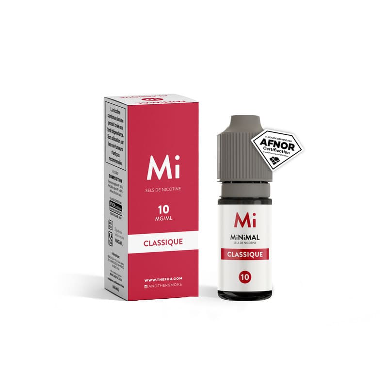 FUU Minimal Classique - Sels de nicotine 10ml-10 mg-VAPEVO