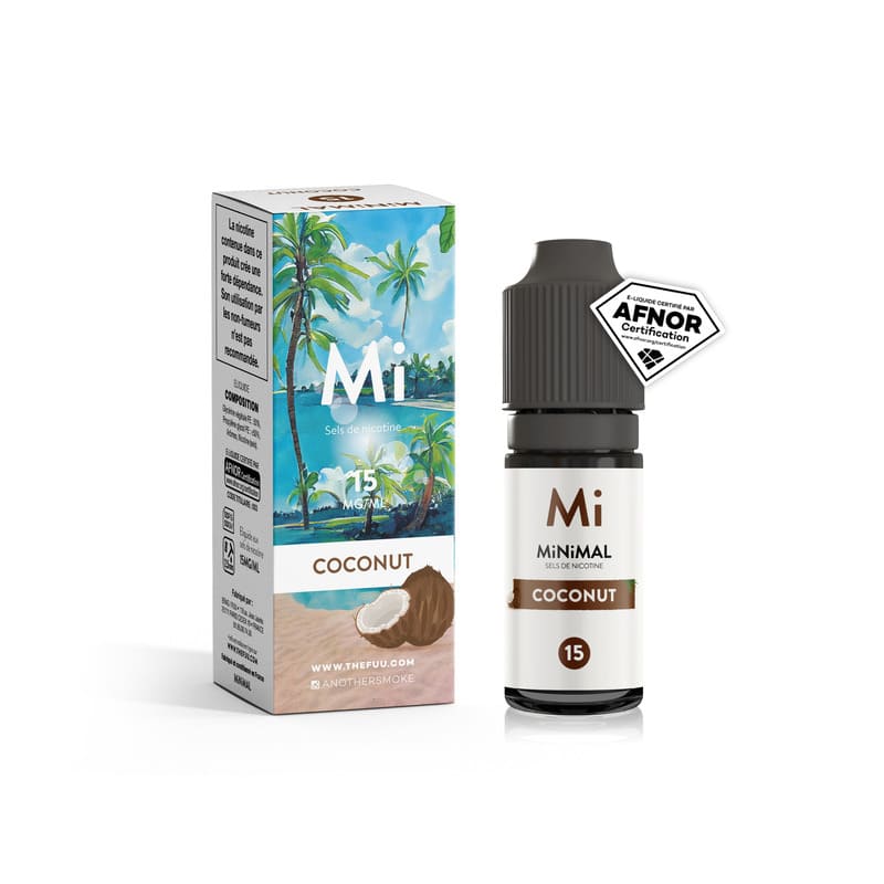 FUU Minimal Coconut - Sels de nicotine 10ml-0 mg-VAPEVO