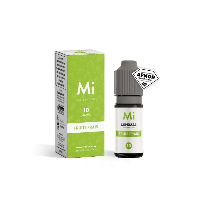 FUU Minimal Fruits Frais - Sels de nicotine 10ml-10 mg-VAPEVO