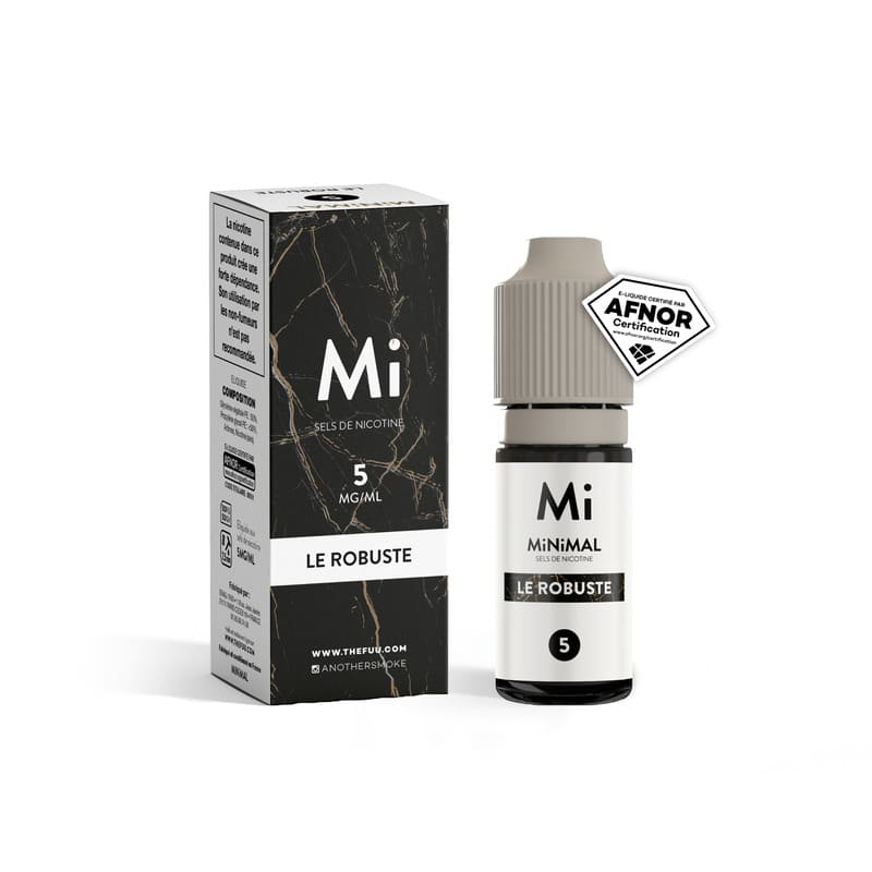 FUU Minimal Le Robuste - Sels de nicotine 10ml-5 mg-VAPEVO