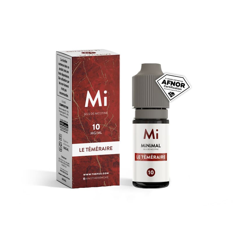 FUU Minimal Le Téméraire - Sels de nicotine 10ml-10 mg-VAPEVO