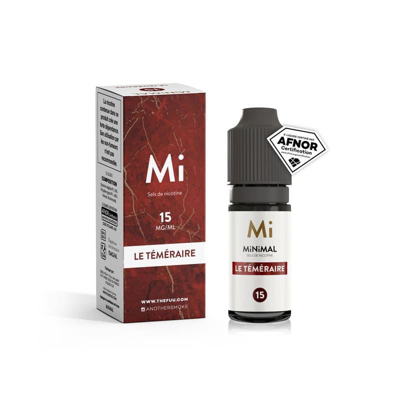 FUU Minimal Le Téméraire - Sels de nicotine 10ml-15 mg-VAPEVO