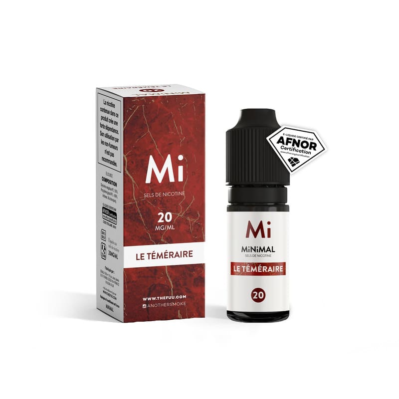 FUU Minimal Le Téméraire - Sels de nicotine 10ml-20 mg-VAPEVO