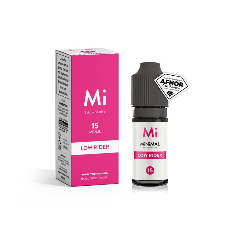 FUU Minimal Low Rider - Sels de nicotine 10ml-15 mg-VAPEVO