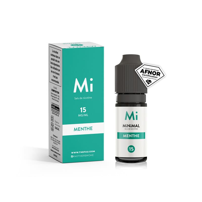 FUU Minimal Menthe - Sels de nicotine 10ml-15 mg-VAPEVO