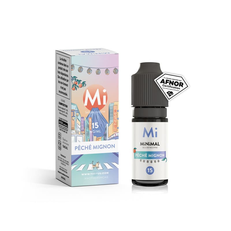 FUU Minimal Pêché Mignon - Sels de nicotine 10ml-0 mg-VAPEVO