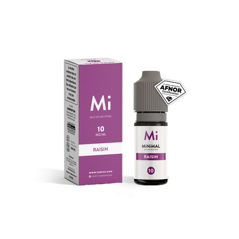 FUU Minimal Raisin - Sels de nicotine 10ml-10 mg-VAPEVO