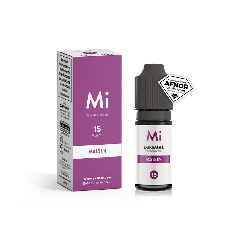 FUU Minimal Raisin - Sels de nicotine 10ml-15 mg-VAPEVO