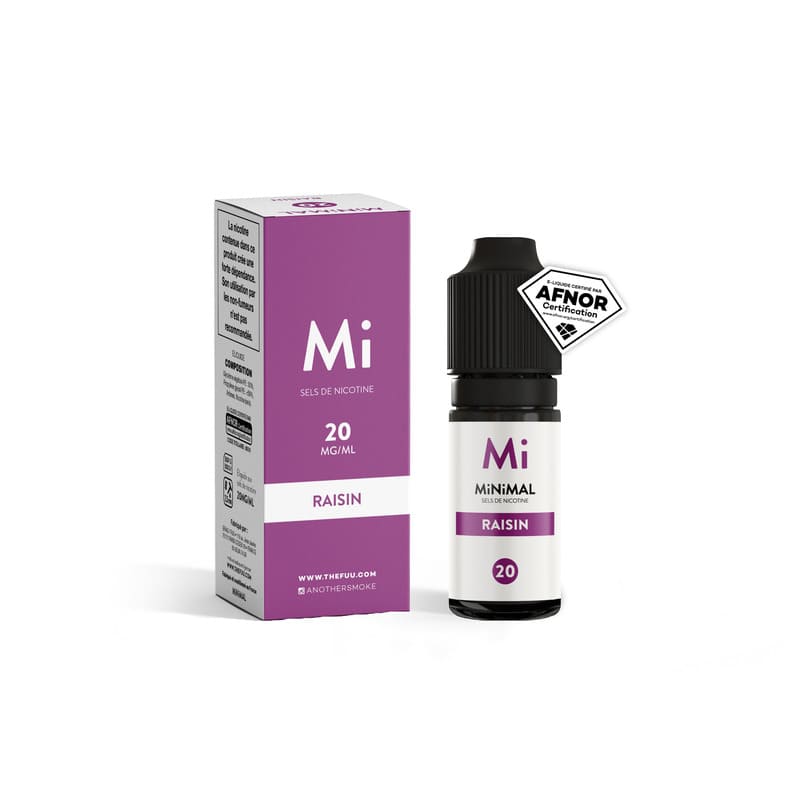 FUU Minimal Raisin - Sels de nicotine 10ml-20 mg-VAPEVO