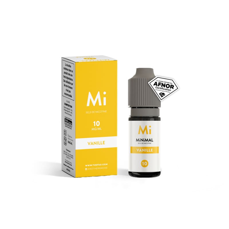 FUU Minimal Vanille - Sels de nicotine 10ml-10 mg-VAPEVO