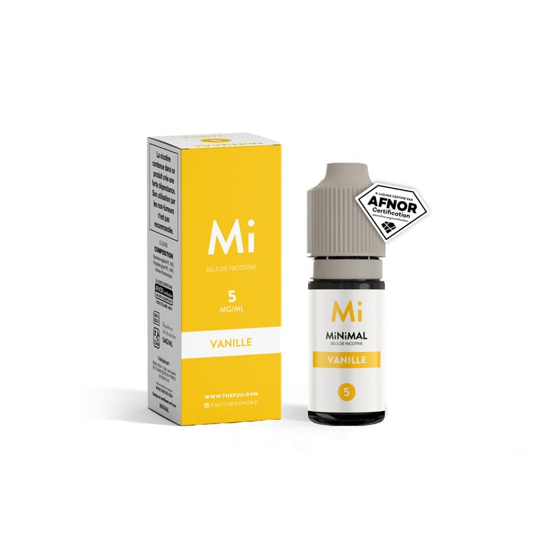 FUU Minimal Vanille - Sels de nicotine 10ml-5 mg-VAPEVO