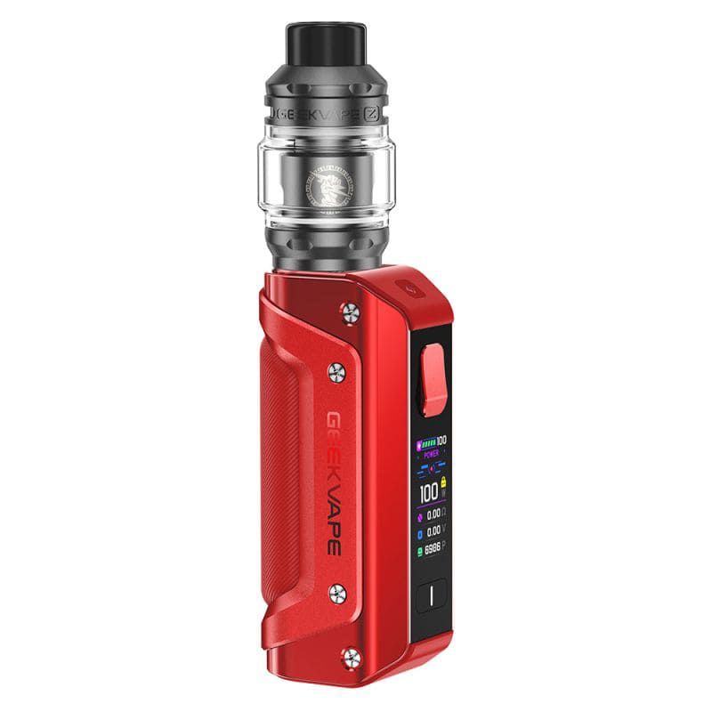 GEEKVAPE Aegis Solo 3 - Kit E-Cigarette 100W 5.5ml-Version Accu Externe-Red-VAPEVO