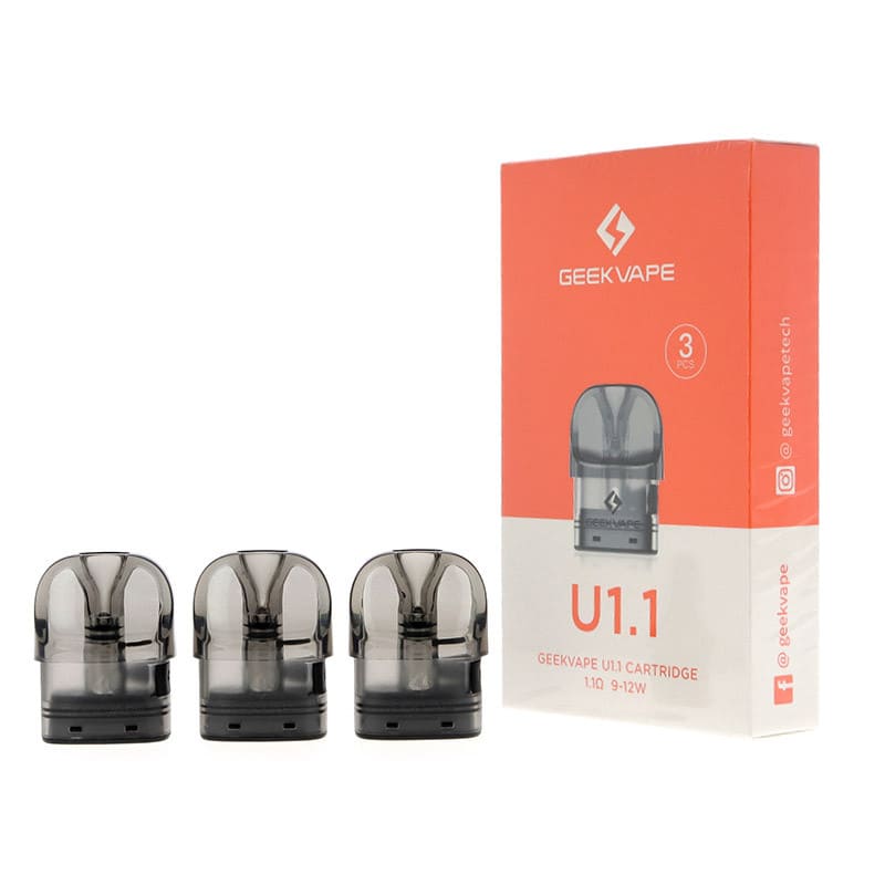 GEEKVAPE U Series - Pack de 3 Cartouches Pod 2ml-VAPEVO