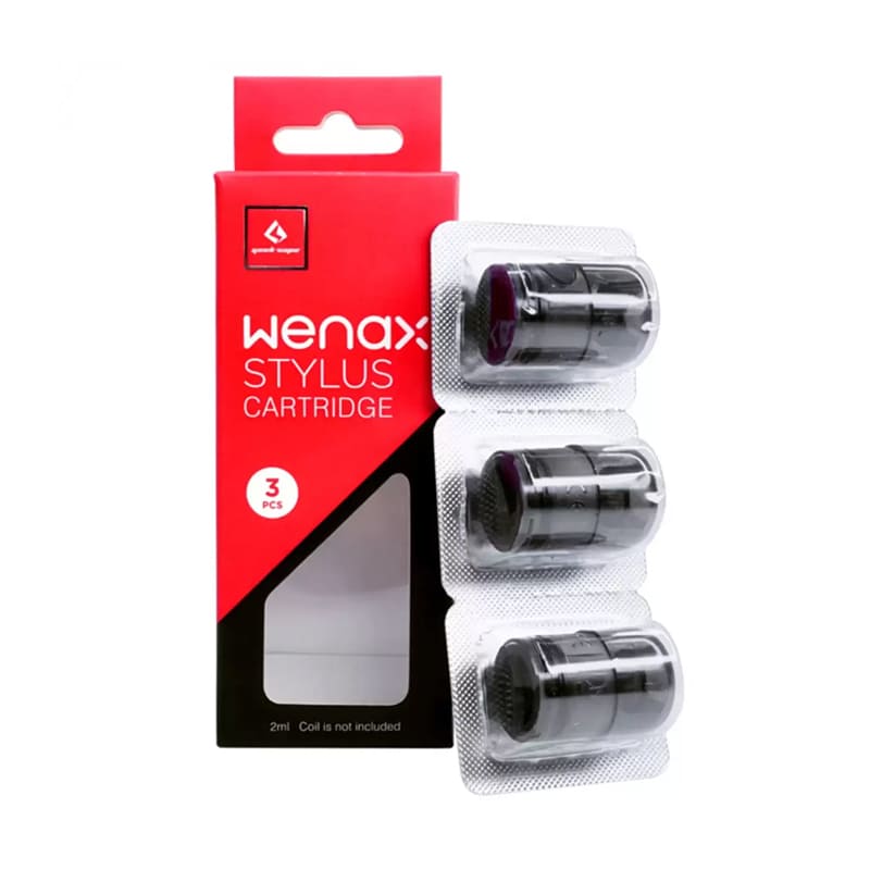 GEEKVAPE Wenax Stylus - Pack de 3 Cartouches Pod 2ml-VAPEVO